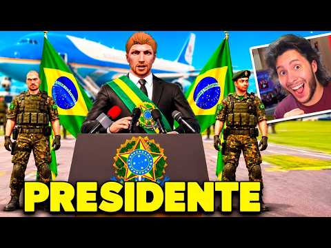Virei PRESIDENTE do BRASIL por 24 HORAS! (GTA 5 RP)
