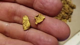 How to clean gold nuggets - Cleaning 294 grams of dirty raw gold