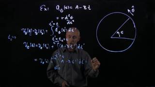 10.3 Worked Example - Angular position from angular acceleration.