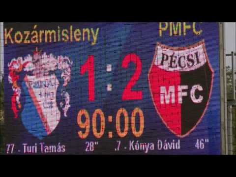 HR-Rent Kozármisleny – PMFC | 1-2 | NB III Közép-csoport | 2. forduló | PMFC TV