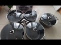 glaxa 10 piece nonstick cooking pot #review #nonstickcookware #glaxacookingpot
