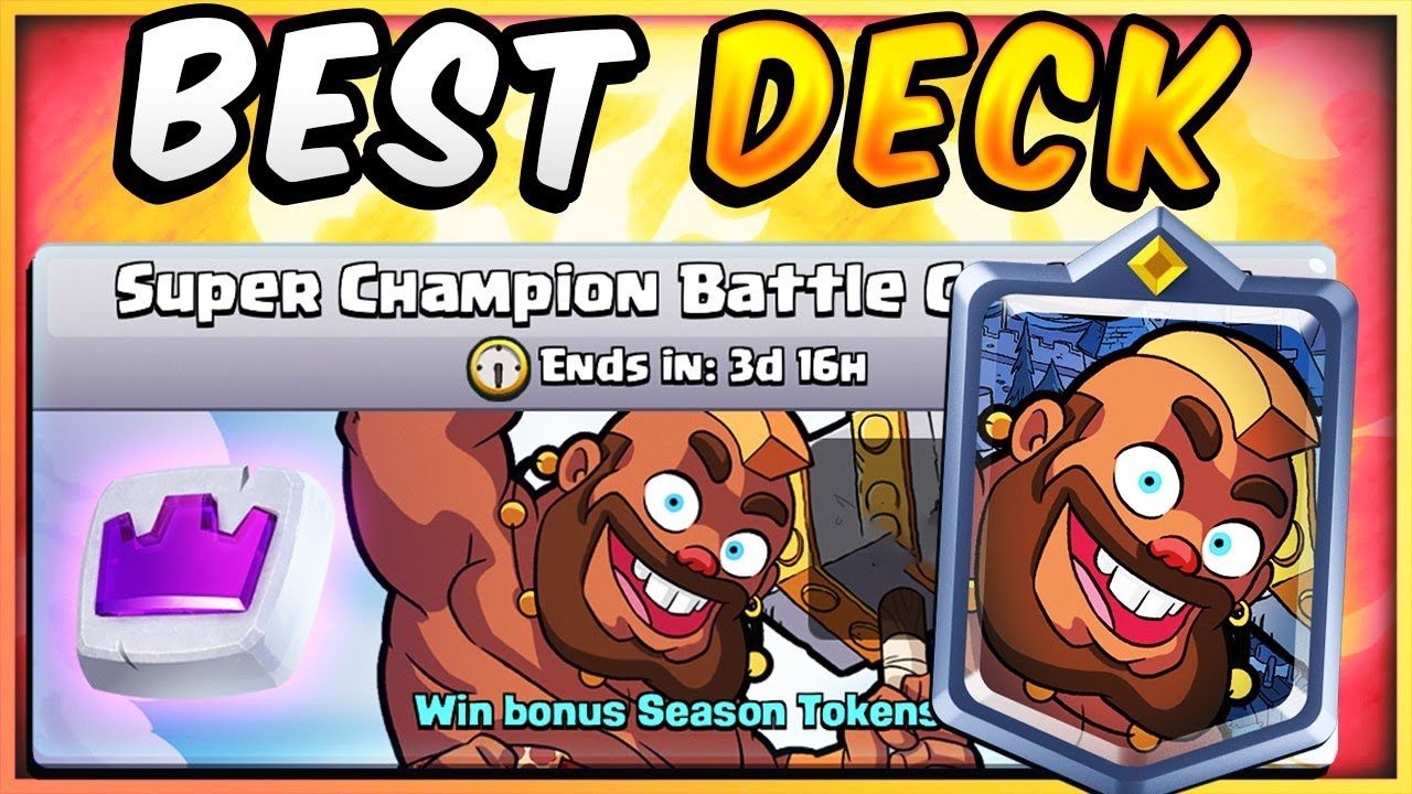 5 decks to win the Clash Royale Ice Super Golem Challenge 