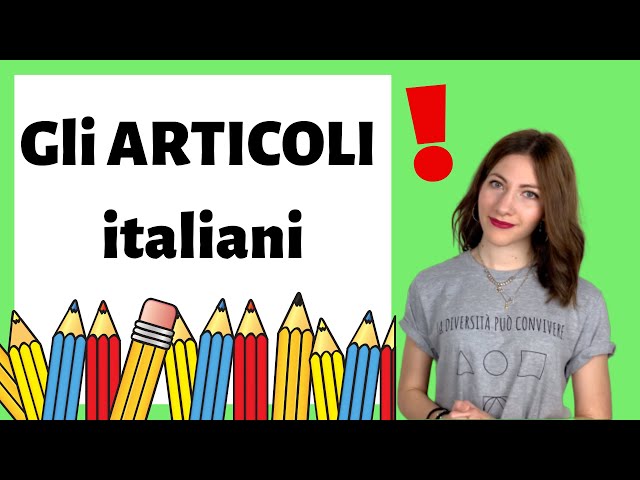 Video Pronunciation of articolo in Italian