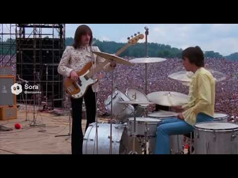 John Entwistle & Keith Moon Jam at Woodstock 1969