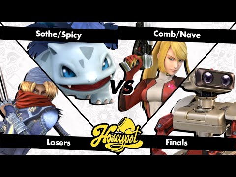 Sothe/Spicy (B) vs Comb/Nave (R) - Honeypot 2 - Doubles Losers Finals