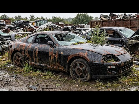 Restoring an abandoned Toyota Supra MK4 | ASMR Car restorations