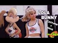 SPACE JAM Lola Bunny Costume DIY Makeup Tutorial