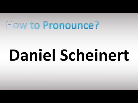 How to Pronounce Daniel Scheinert