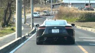 preview picture of video 'Lexus LFA　レクサスLFA 走行シーン（一般公道）'