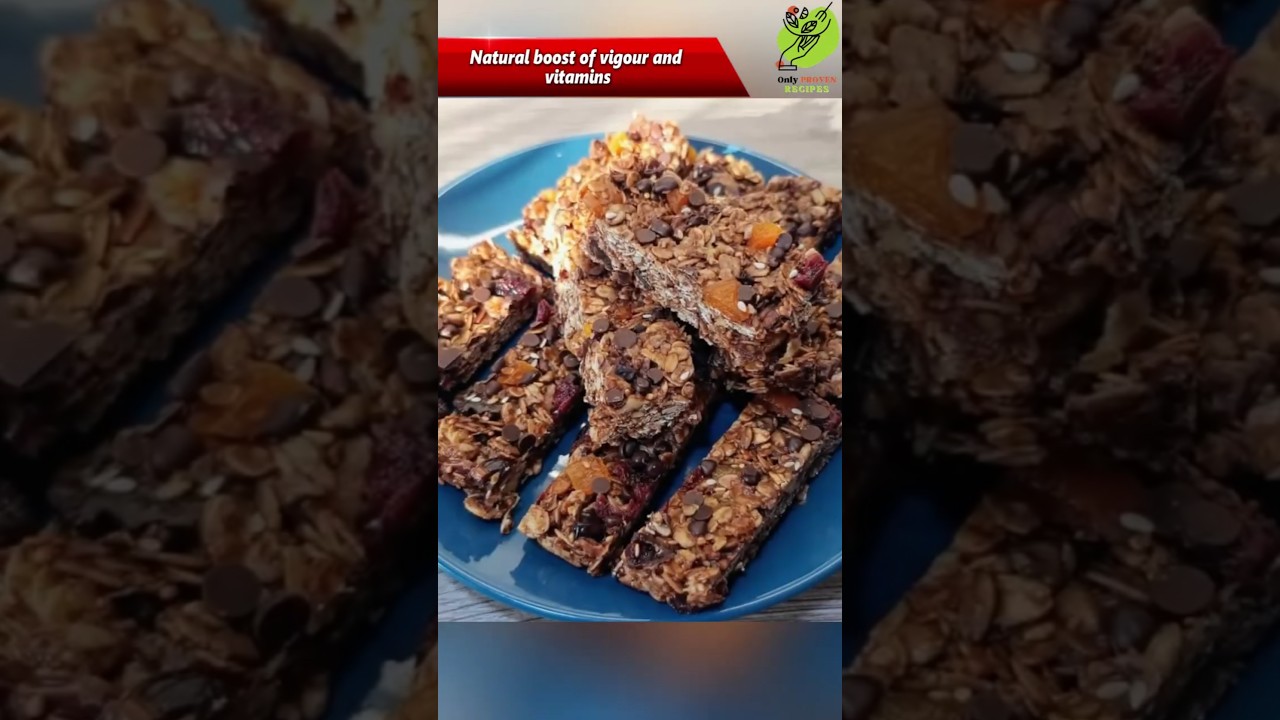 Homemade SUPER energy bars - cool snack to take with you!