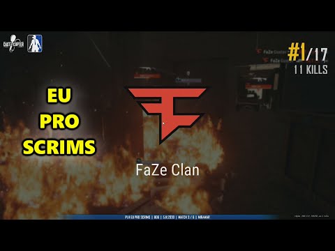FaZe ubah, FuzzFace, Gustav & Aitzy - EU PRO SCRIMS - PUBG