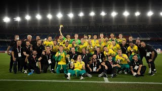 BRAZIL win historic Mens Football Gold Medal  Toky