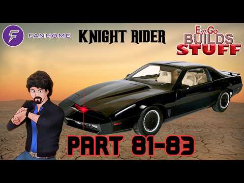 Fanhome Knight Rider K.I.T.T. Build (Part 81-83): EmGo Builds Stuff