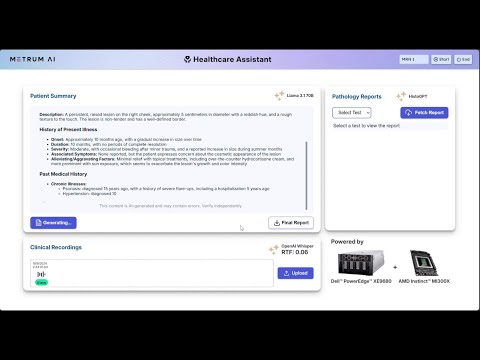 Revolutionizing Healthcare: Generative AI-Powered Assistant on Dell PowerEdge