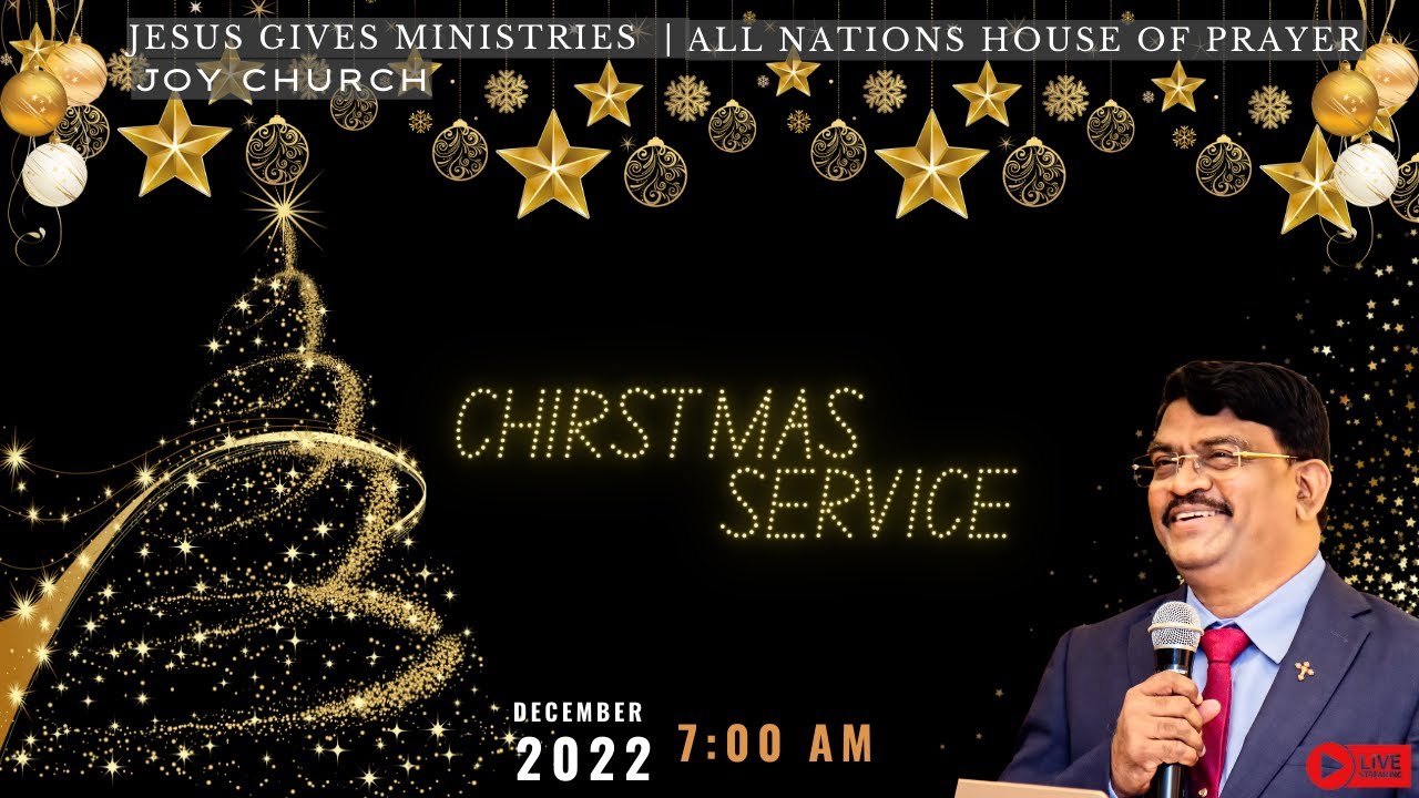 CHRISTMAS SERVICE 2022 | JOY CHURCH | PR.ARUL SELVARAJ