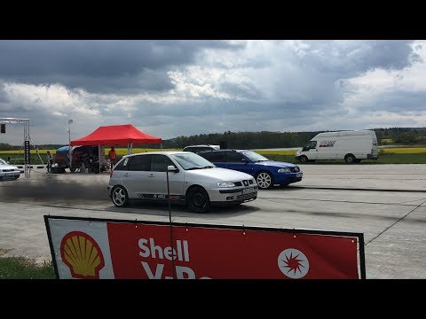 #DRAGRACE #SEAT IBIZA TDI VP 302HP VORY 12,938s VS AUDI S4 2.7BITURBO 4X4 300HP @TCHOŘOVICE 4.5.2019