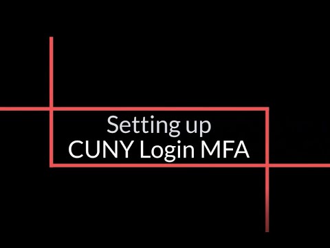 Mfa Setup And Login
