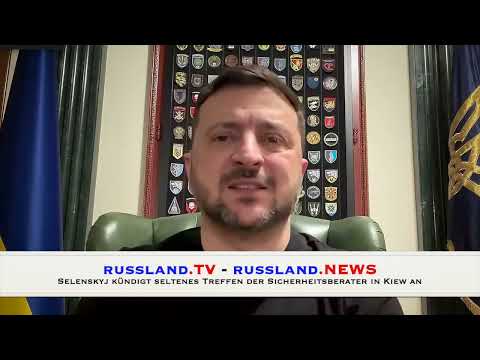 Selenskyj kündigt seltenes Treffen der Sicherheitsberater in Kiew an