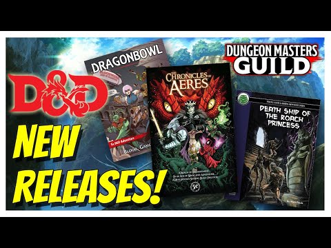 D&D New Releases ep. 4 May 21-27, 2021 Dungeons & Dragons DM's Guild DriveThruRPG third party books