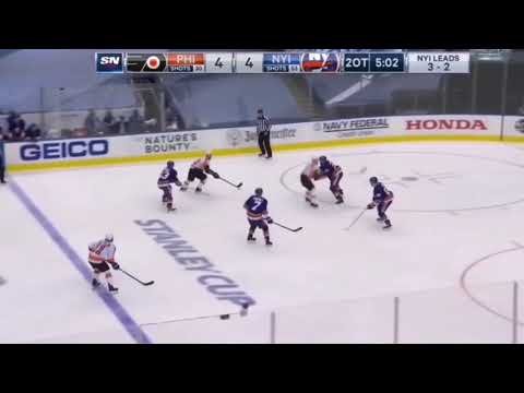 Ivan Provorov 2OT Goal 2020 Stanley Cup Playoffs ECSF Game 6