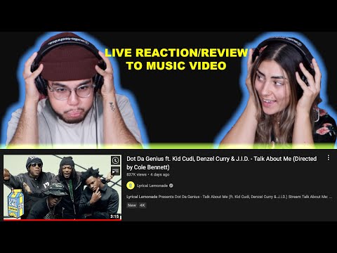 Dot Da Genius ft. Kid Cudi, Denzel Curry & J.I.D. - Talk About Me | Live Reaction/Review