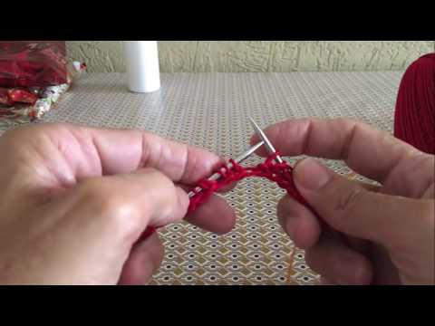 Tricô Motivo Folhas