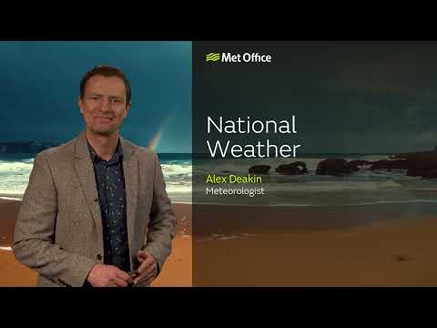 23/03/23 – Blustery with sunshine and showers – Afternoon Weather Forecast UK – Met Office Weather