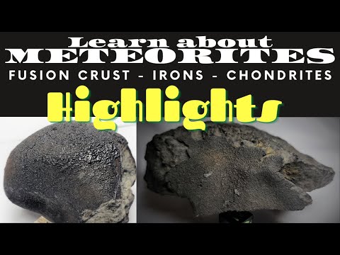 Meteorite Hangout Highlights: Learn about Meteorites, Fusion Crust, Saving an Iron 6-9-2021