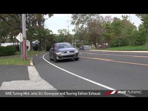 AWE Tuning MK6 Jetta GLI Touring Edition Exhaust, With AWE Tuning Downpipe