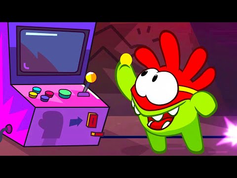 Om Nom Geschichten 💫 Nibble-Nom 💥 Tag der Videospiele ✨ Lustige Cartoons für Kinder
