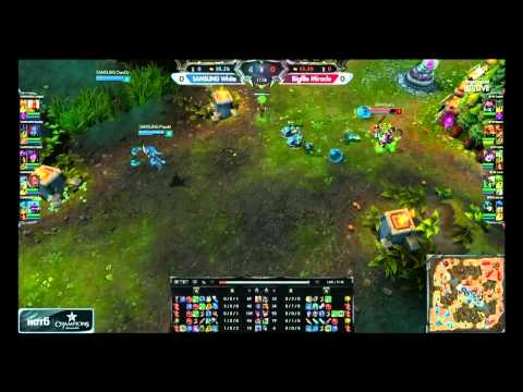 LOL CHAMPIONS SUMMER 2014 (SAMSUNG White vs. Bigfile Miracle) Match1