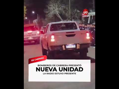 GENERAL CABRERA: BOMBEROS PRESENTÓ NUEVA UNIDAD.