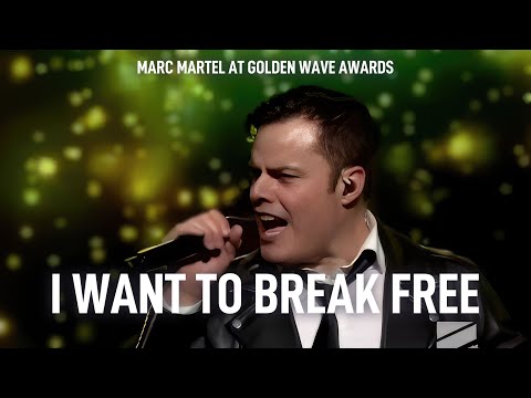 Marc Martel - I Want To Break Free  | Queen Show Live at Golden Wave Awards 2019