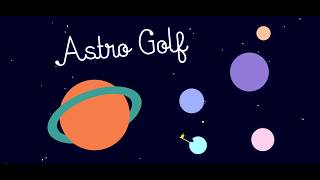 ゴルフボールが宇宙を飛びまわるゲーム「Astro Golf」をプレイするとこんな感じ