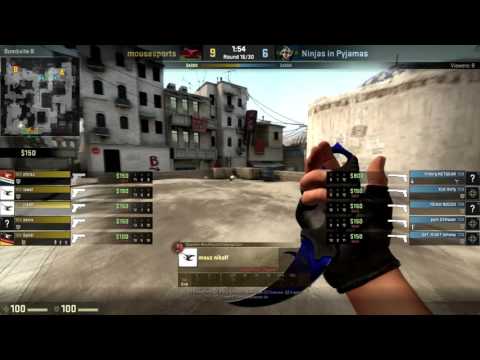 CS:GO POV Demo mousesports NiKo (25/11) vs NiP (de_dust2)