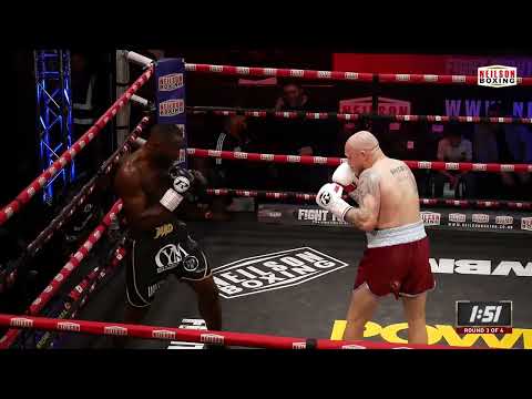 Aliou Diallo vs Lewis van Poetsch - Fight Town - York Hall - 1st October 2022 - Neilson Boxing