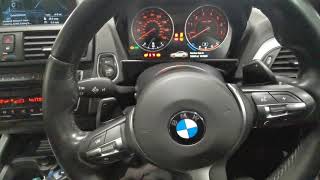 BMW M2 reset brake pad warning light