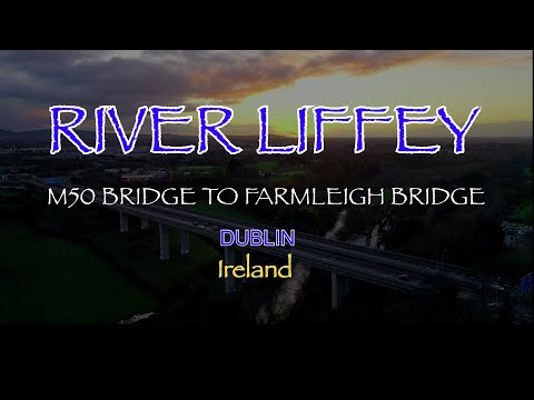 RIVER LIFFEY,M50 BRIDGE TO FARMLEIGH BRIDGE,DUBLIN,IRELAND.
