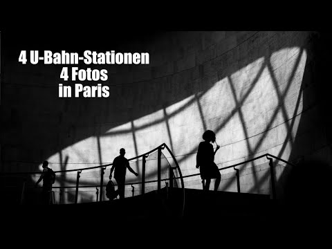 Street Photography: 4 U-Bahn-Stationen 4 Fotos in Paris