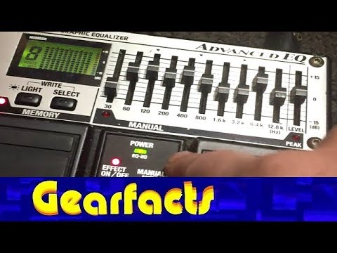 EQ-20 Advanced Equalizer by BOSS | RockBoard | PedalPedia