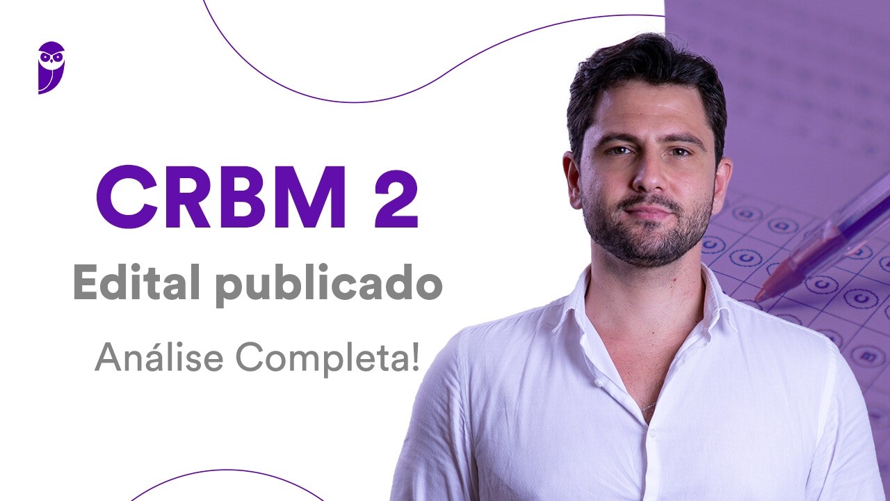 Concurso CRBM 2: edital publicado - análise completa!