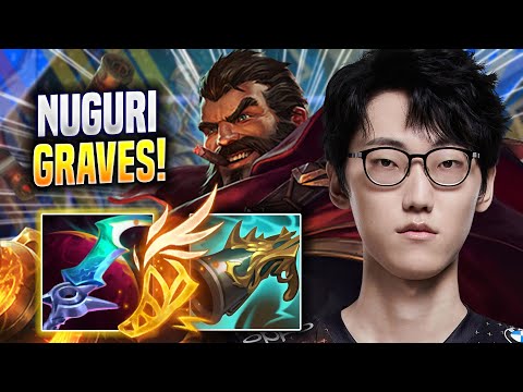 NUGURI DESTROYING WITH GRAVES! - DK Nuguri Plays Graves TOP vs Gwen! | Season 2022
