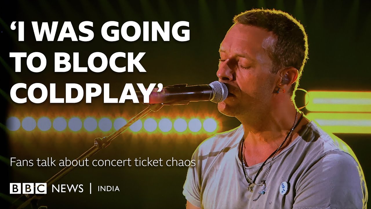 Coldplay India concert : Fans upset after ticketing chaos  | BBC News India