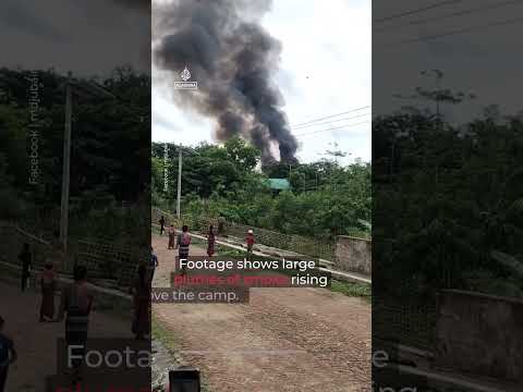 Fire rips through the world’s biggest refugee camp in Bangladesh