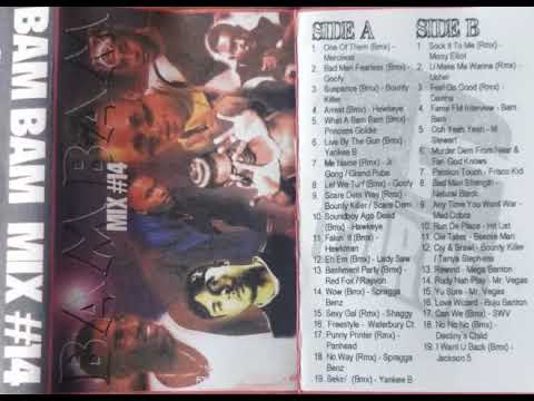 Selecta BAM BAM #14 (Side B) Hot!! Reggae Hip Hop Mixtape