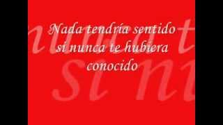 Christina Aguilera con Luis Fonsi - Si No Te Hubiera Conocido - Letra