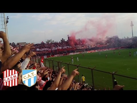 "SI QUIEREN VER FIESTA VENI A CIUDADELA | San Martín VS Atlético COPA BICENTENARIO 2016" Barra: La Banda del Camion &bull; Club: San Martín de Tucumán