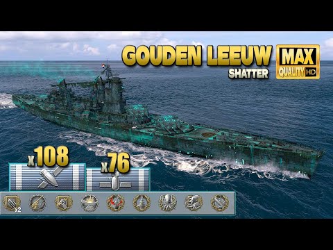 Cruiser "Gouden Leeuw": Long way to victory - World of Warships