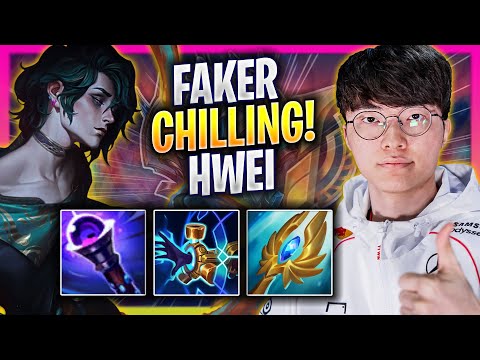FAKER CHILLING WITH HWEI! - T1 Faker Plays Hwei MID vs Zoe! | Season 2025