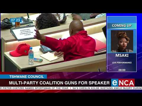 Tshwane Council Multi party coalition guns for Speaker